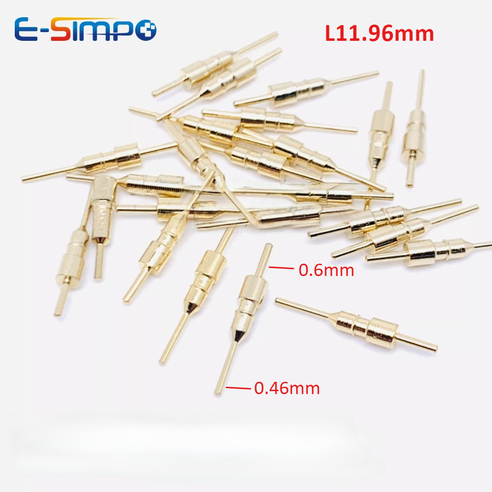 Male Female Header Pin - 300pcs Dim0.46-0.6mm Round Hole 2.54MM Pin