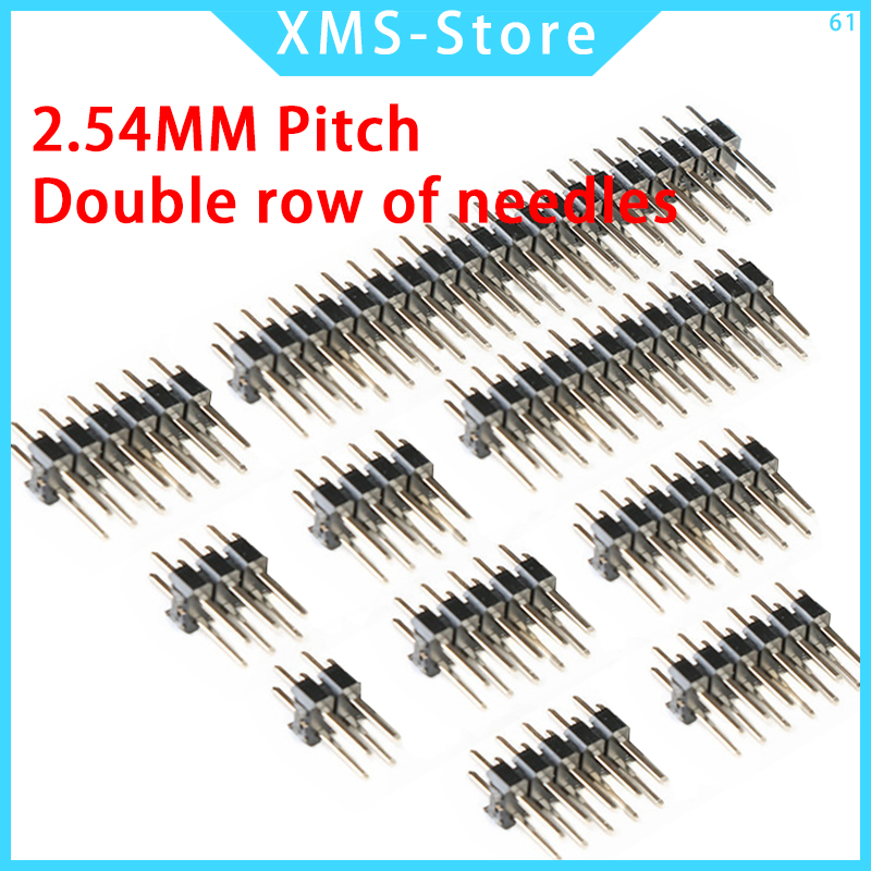 Male Female Header Pin - 2.54mm double row male PCB board