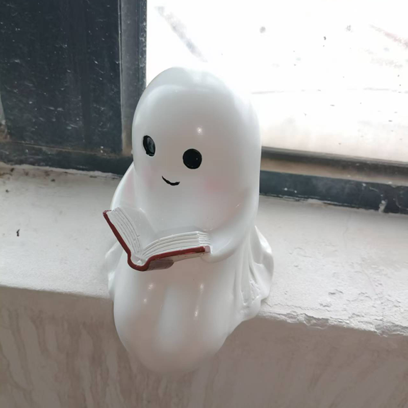 New Cute Ghost Reading Book La - Diy Halloween Electronics review and price