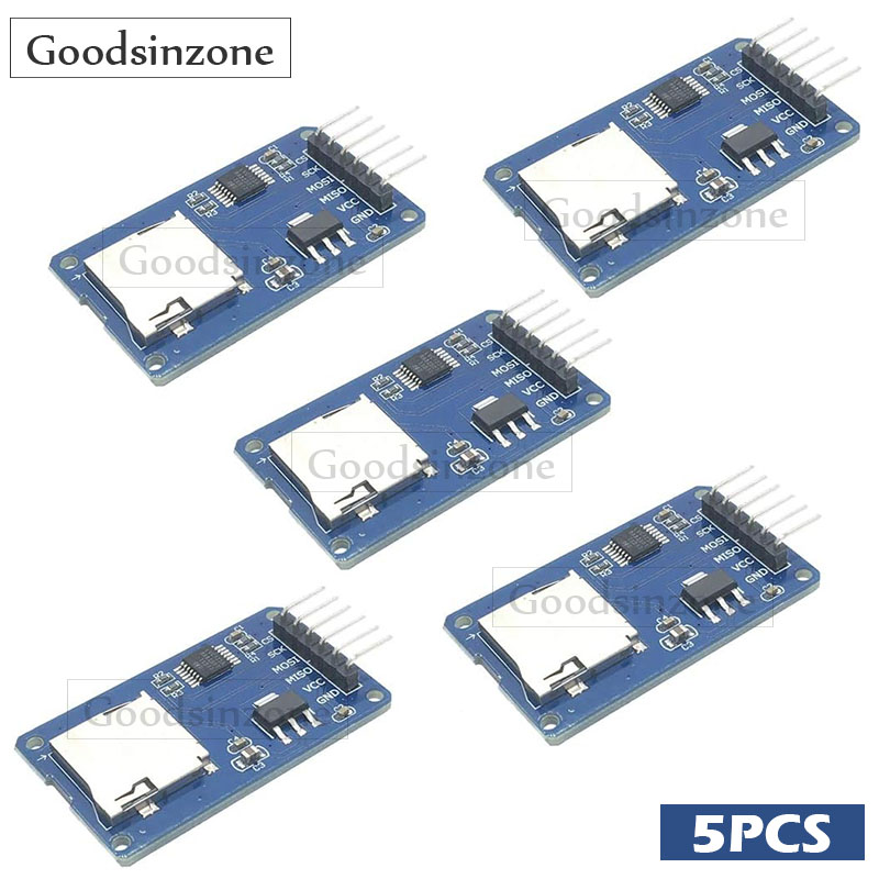 5-Pack Micro SD Card Reader Mo - Sd Card Module Spi review and price
