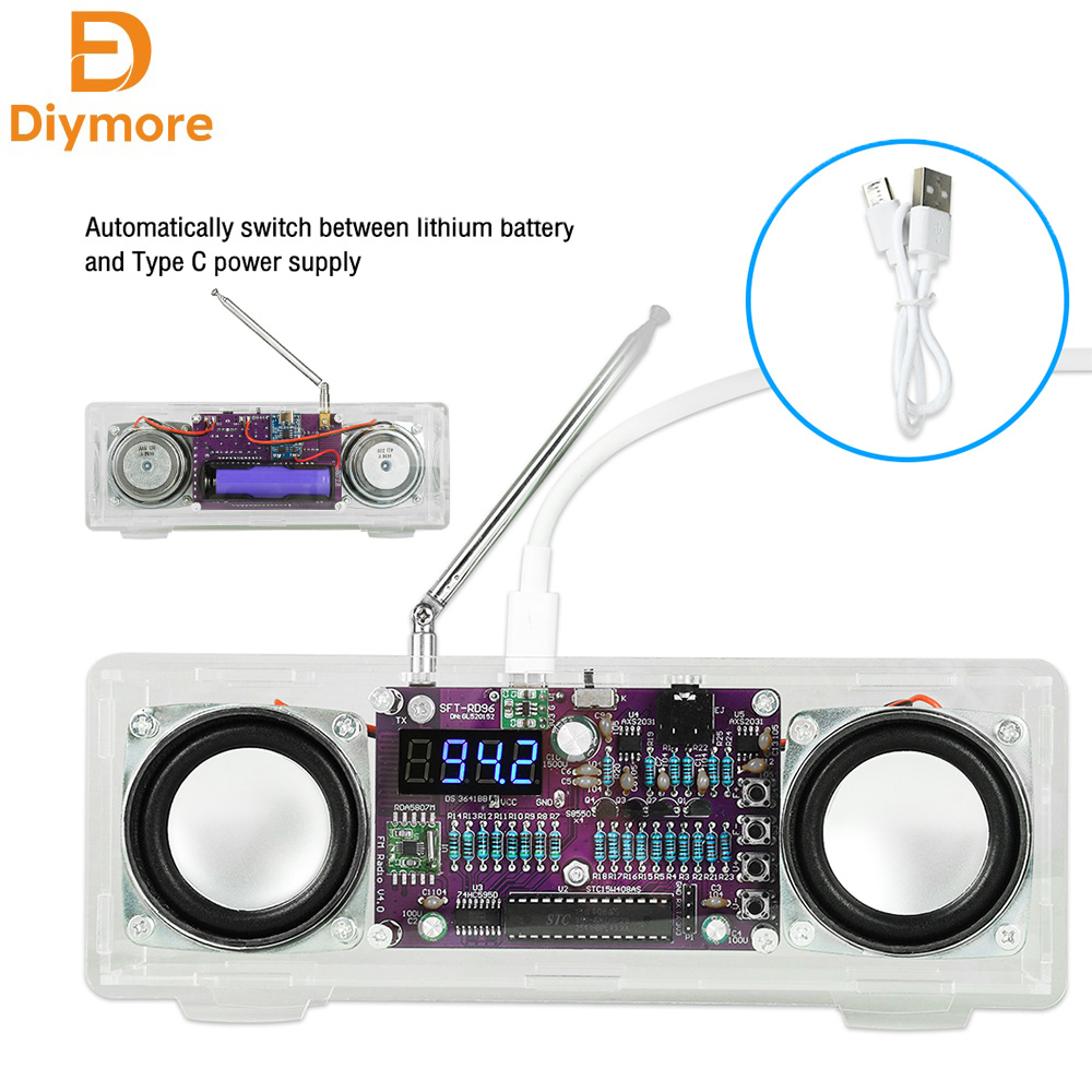 Dual Channel Electronic FM Rad - Diy Electronics Youtube Channel review and price