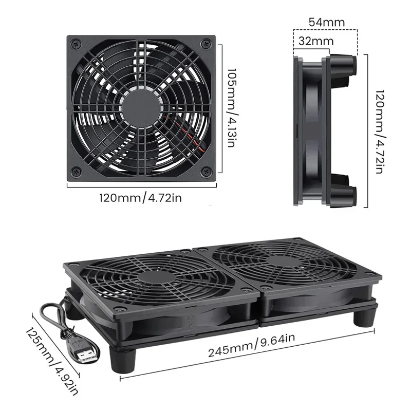 Router Cooling Fan High Airflo - Diy Electronics Box review and price
