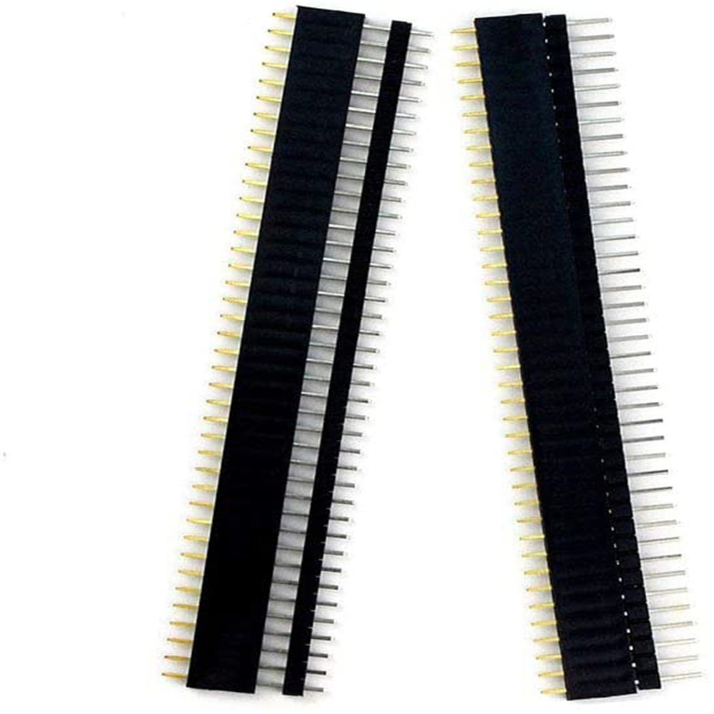20 Pcs 10 Pairs 40 Pin 1x40 Si - Male Female Header Pin review and price