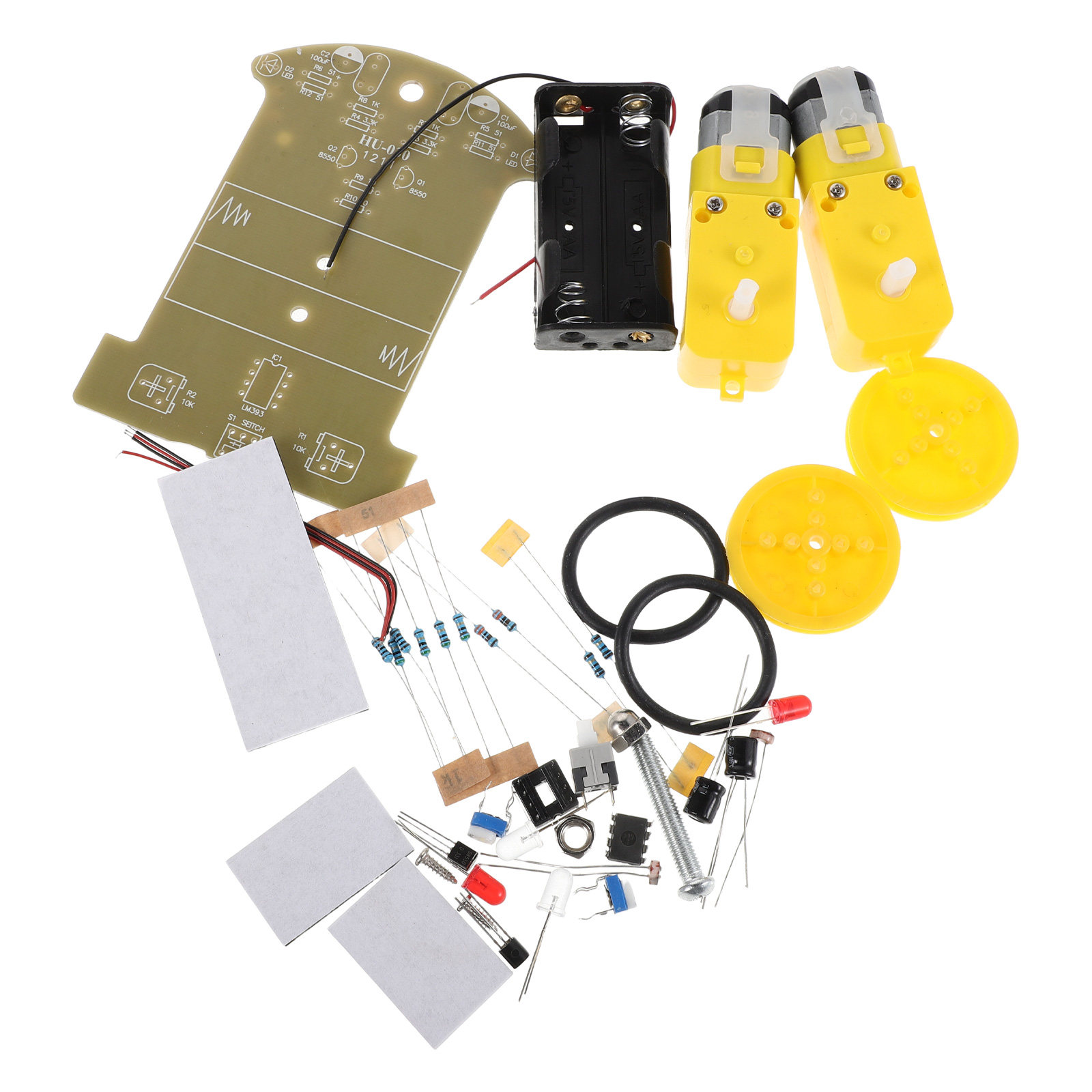 1Set Line Following Robot Car  - Diy Electronics Soldering Kit review and price