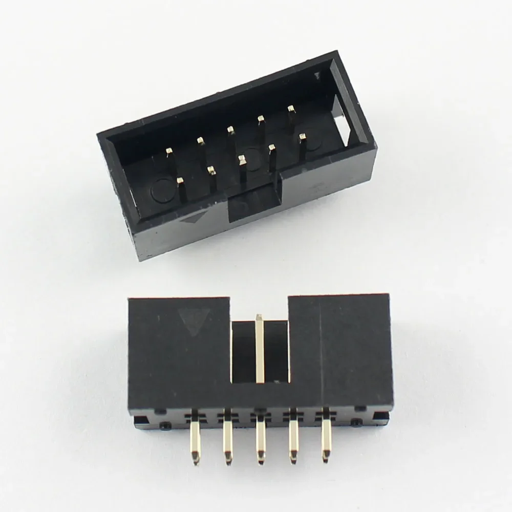 100pcs 2.54mm 2x5 Pin 10 Pin S - Male Female Header Pin review and price