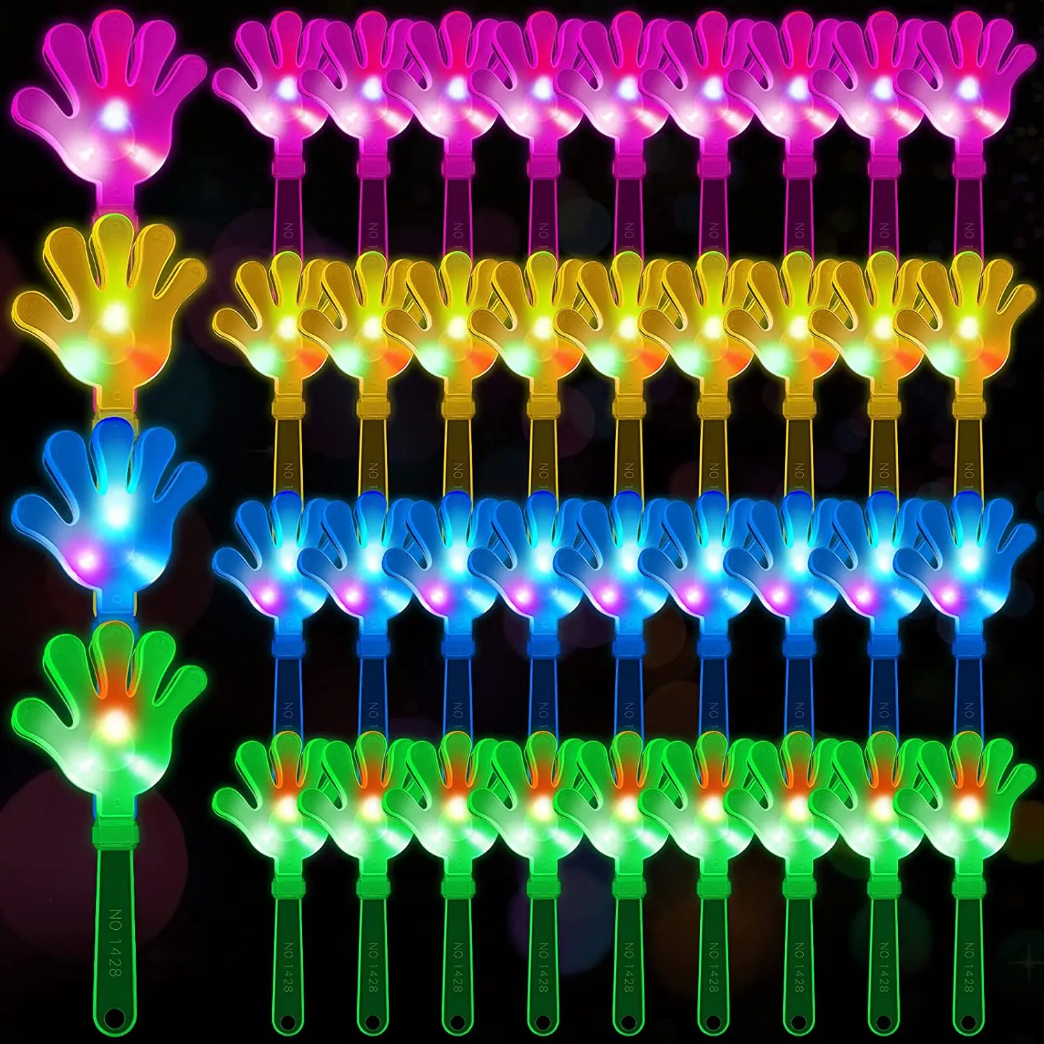 12pcs Hand Clappers Light up L - Diy Halloween Electronics review and price
