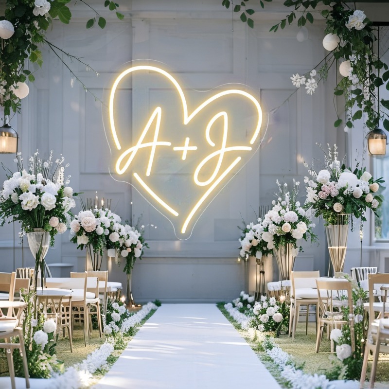 Custom Initials Heart LED Neon - Diy Halloween Electronics review and price