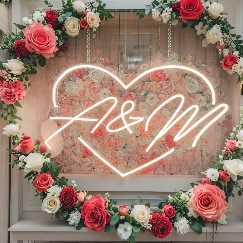 Custom Initials Heart LED Neon - Diy Halloween Electronics review and price