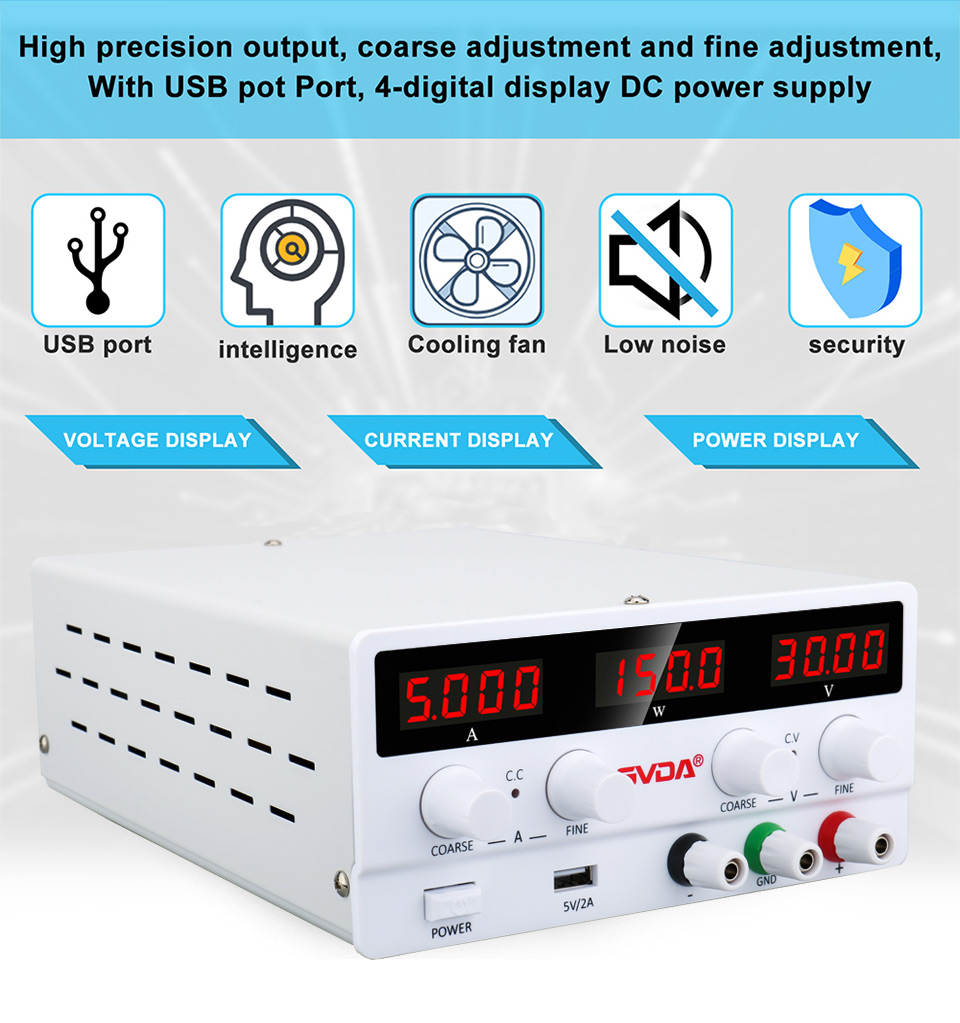 GVDA 60V 5A Switching Current  - Dc Power Supply Variable review and price