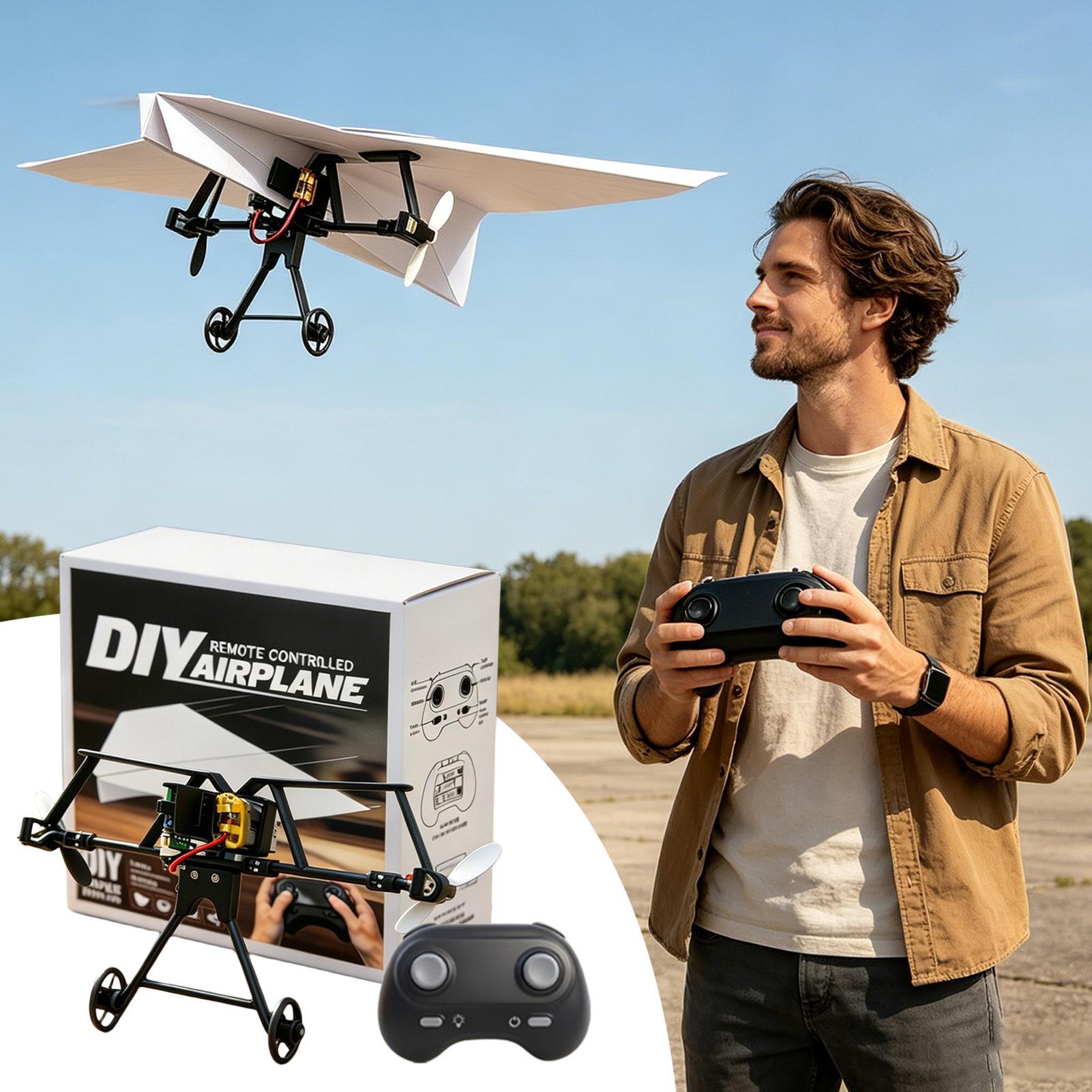 DIY RC Paper Airplane Kit Plan - Diy Kit Elektronik review and price
