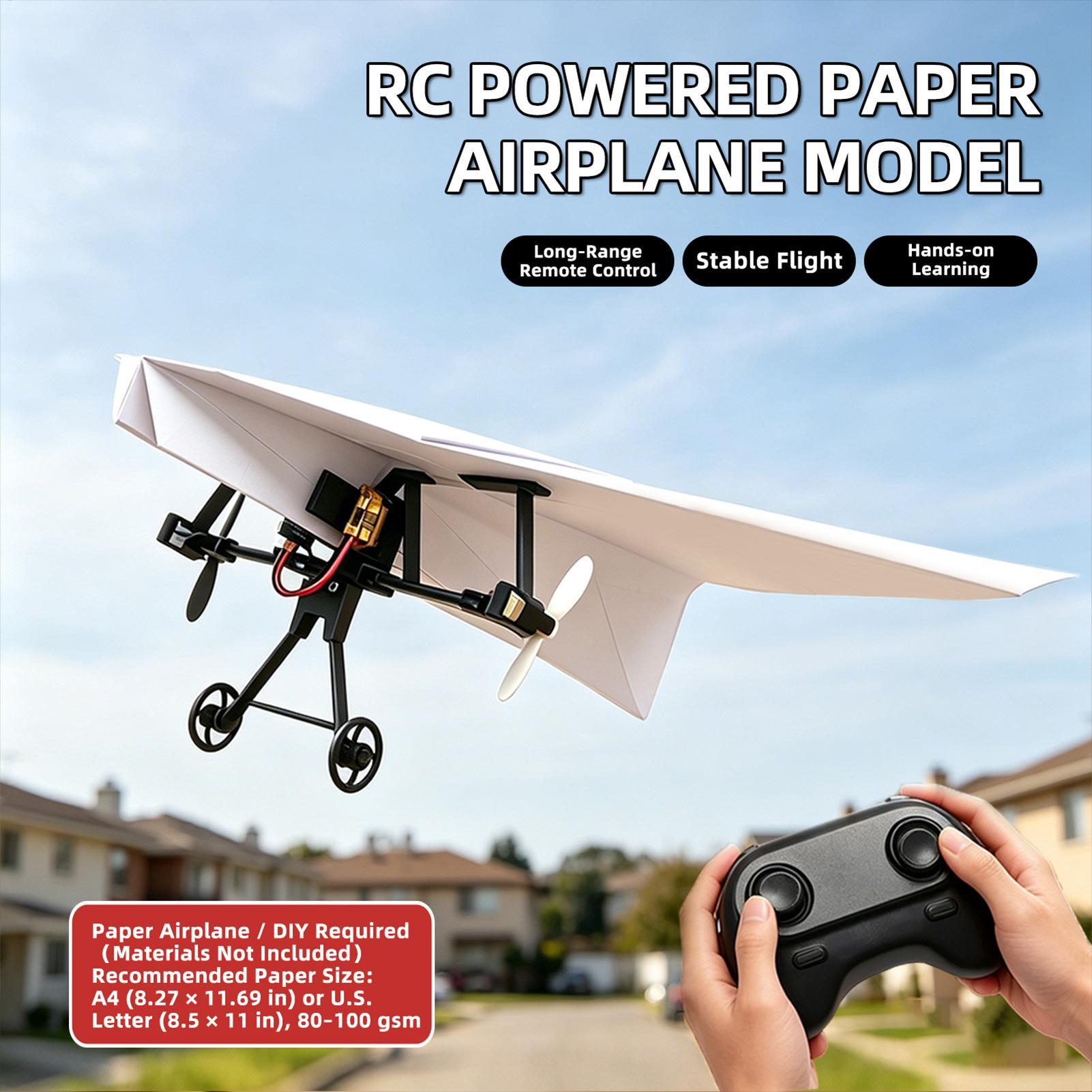 DIY RC Paper Airplane Kit Plan - Diy Kit Elektronik review and price