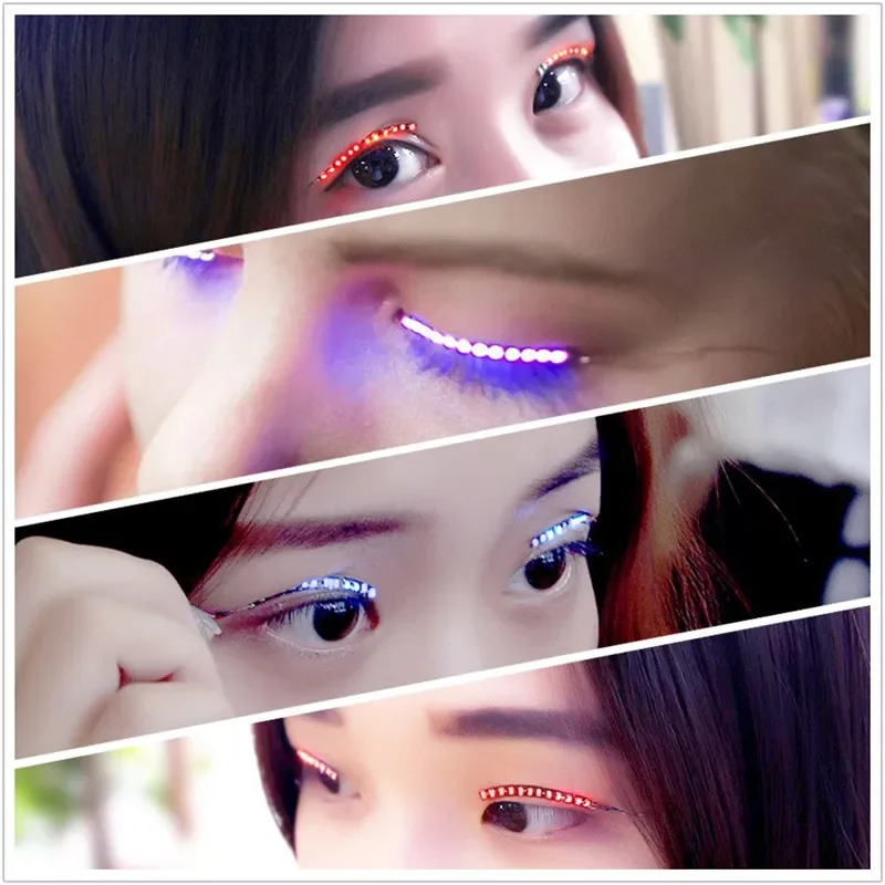 1 Pair LED False Eyelashes,Mak - Diy Halloween Electronics review and price