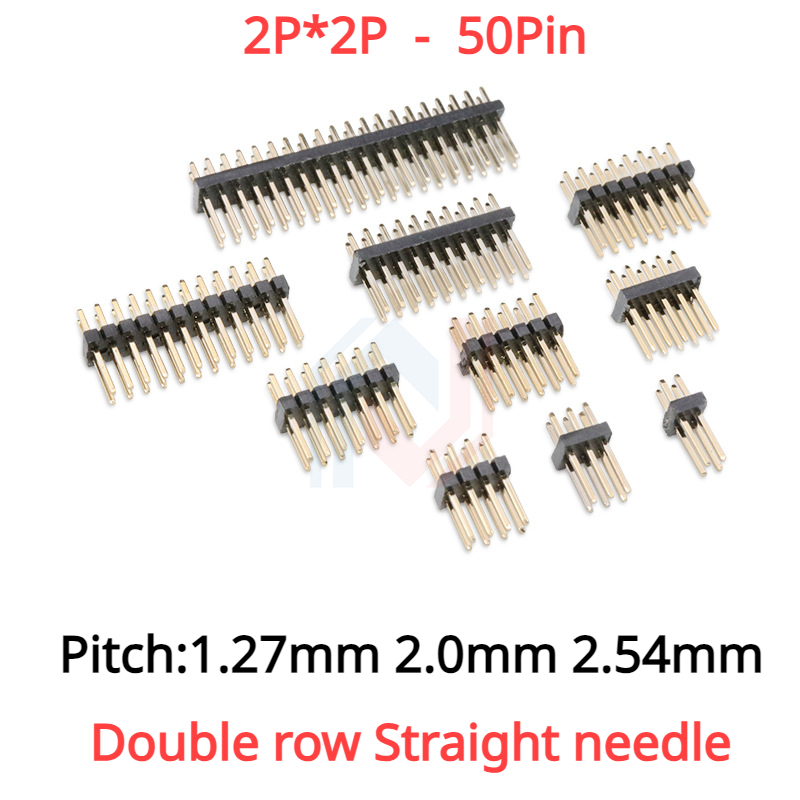 10Pcs 1.27mm 2.0mm 2.54mm Pitc - Male Female Header Pin review and price