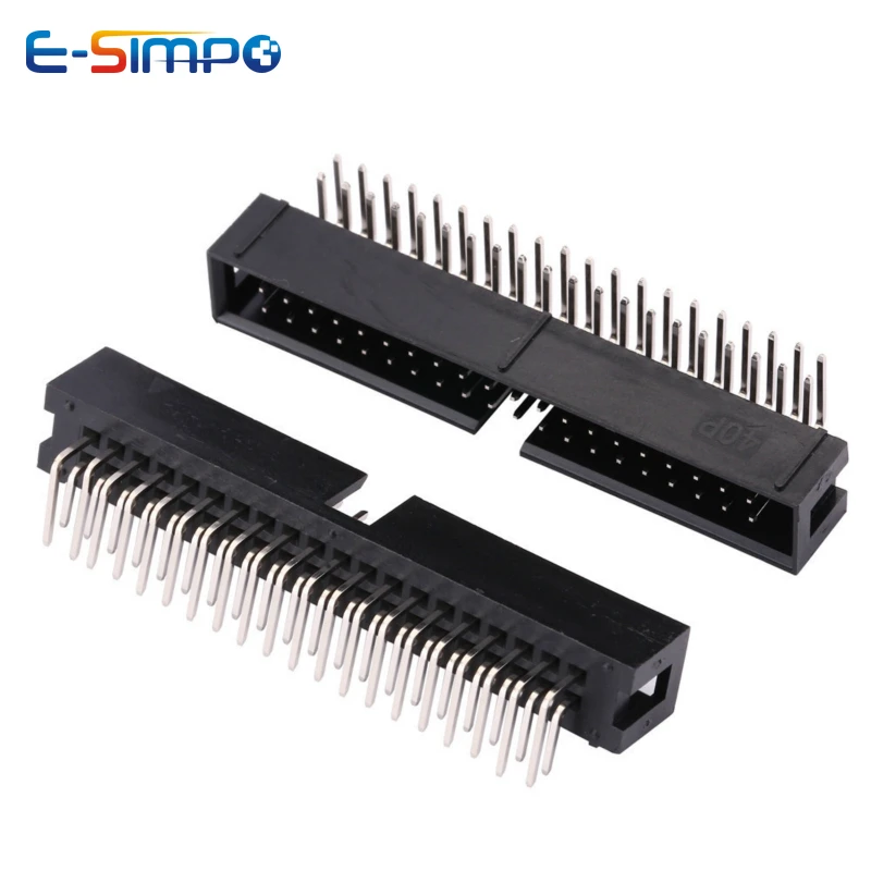 10pcs DC3 2.54mm DIP RA Right  - Male Female Header Pin review and price