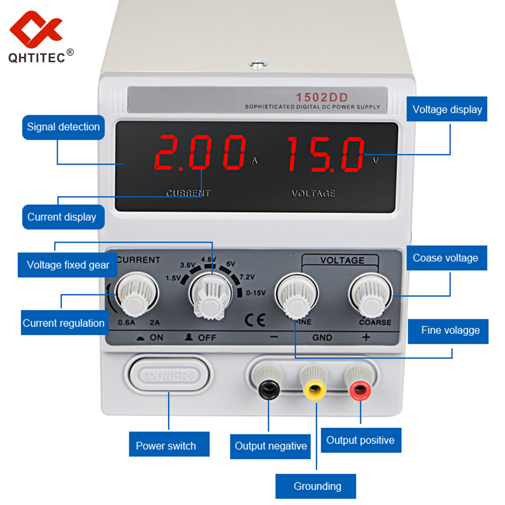 QHTITEC DC Regulated Power Sup - Dc Power Supply Variable review and price