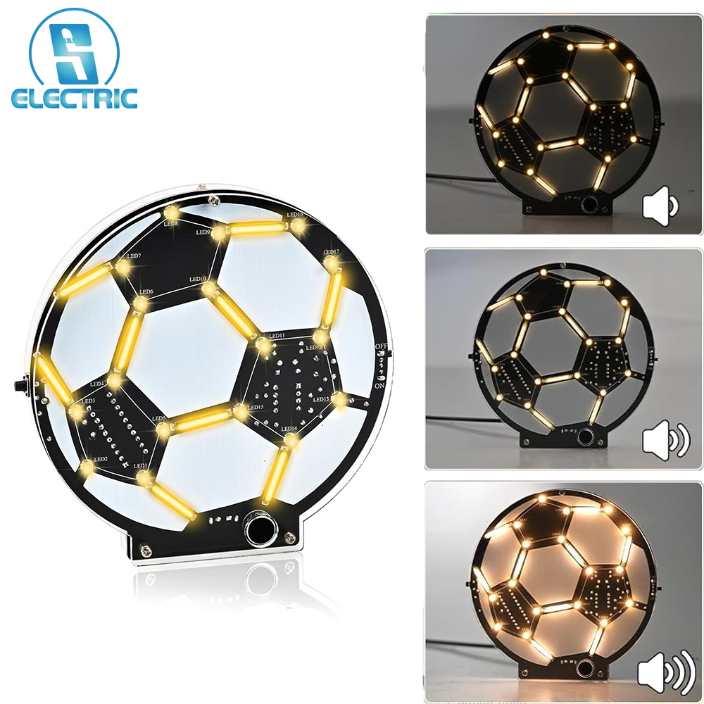 DIY Soccer Ball LED Soldering  - Diy Electronics Filament review and price