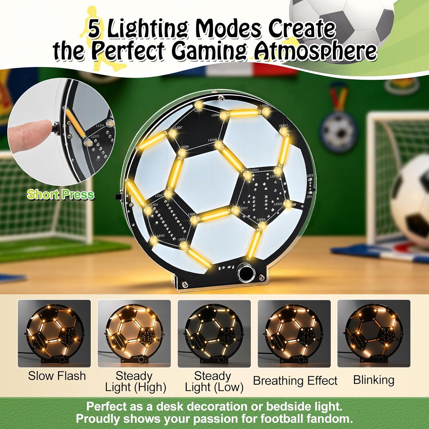 DIY Soccer Ball LED Soldering  - Diy Electronics Filament review and price