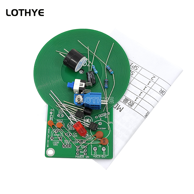 DC 3V-5V Metal Detector Kit DI - Diy Electronics Soldering Kit review and price
