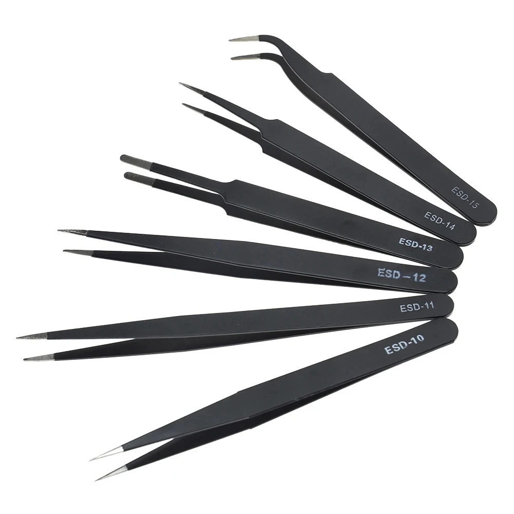 Galacok 6PCS Precision Tweezer - Diy Electronics Soldering Kit review and price