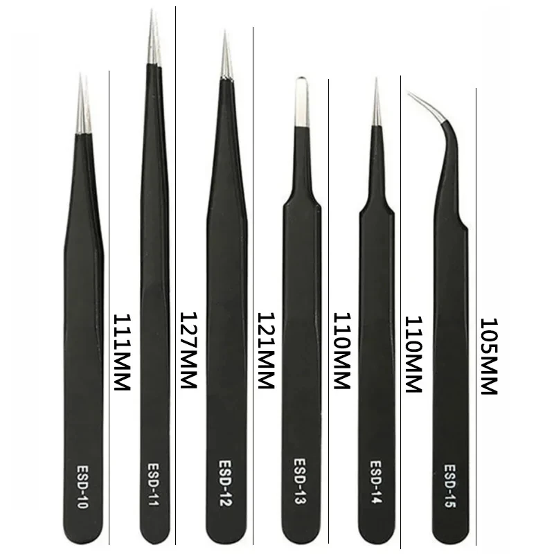 Galacok 6PCS Precision Tweezer - Diy Electronics Soldering Kit review and price