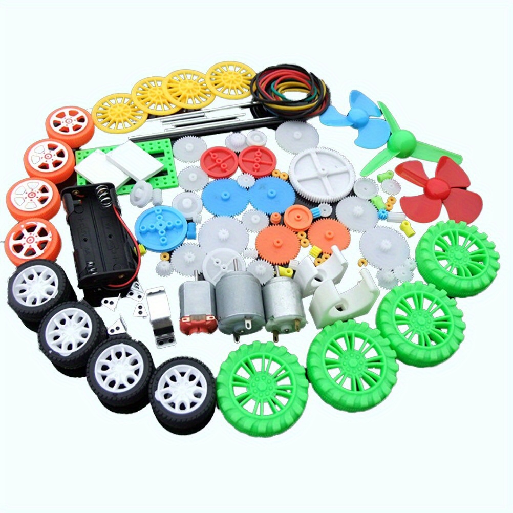 112pcs DC Motor Kit Electric M - Diy Kit Elektronik review and price