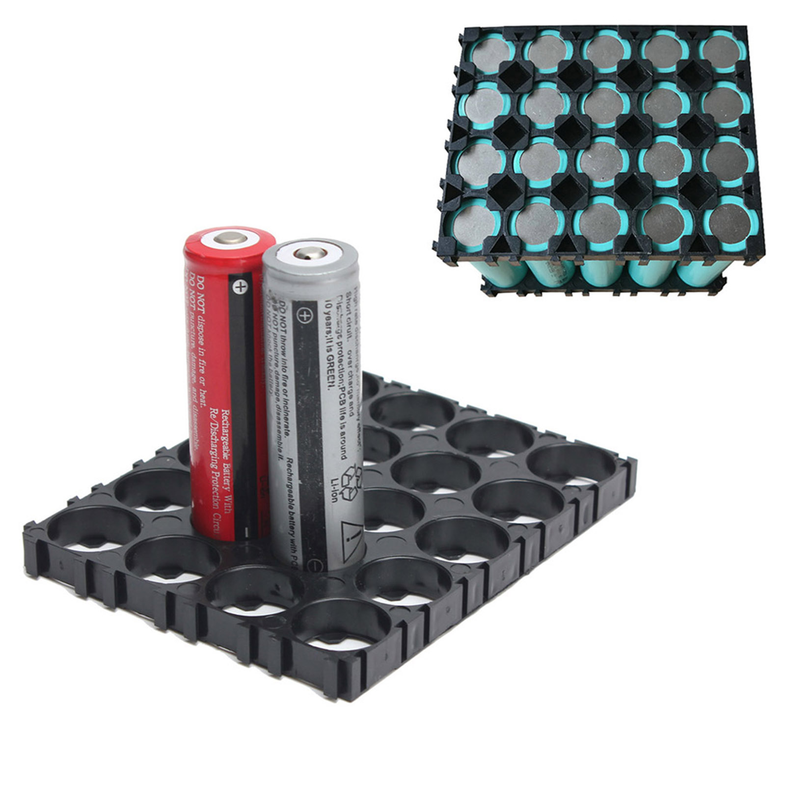 Plastic 18650 Battery Holder f - Diy Electronics Rack review and price