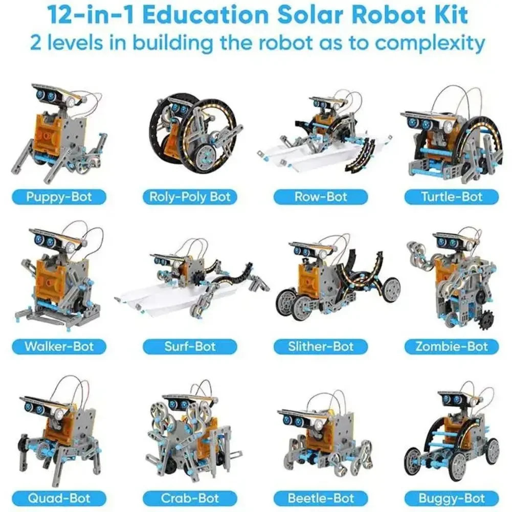 13 in 1 Solar Powered Robot Sc - Diy Electronics Set review and price